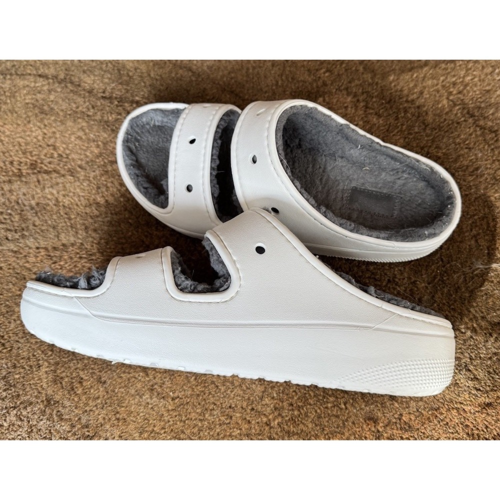 Crocs Lined Slip-On Sandals Womens 9 Or Mens 7